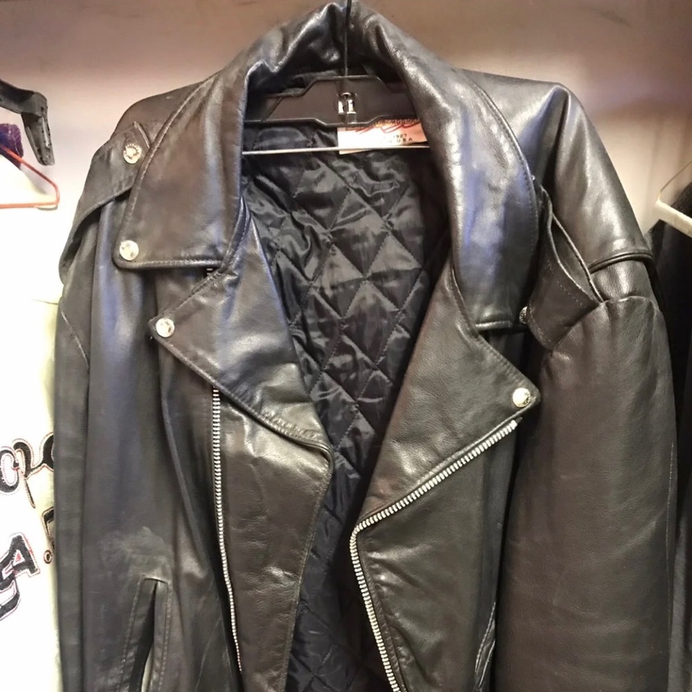 Big Men Leather Jacket